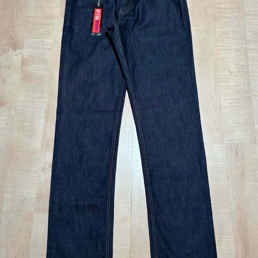 American Pillar Vintage Dark Wash Straight Leg Denim Jeans